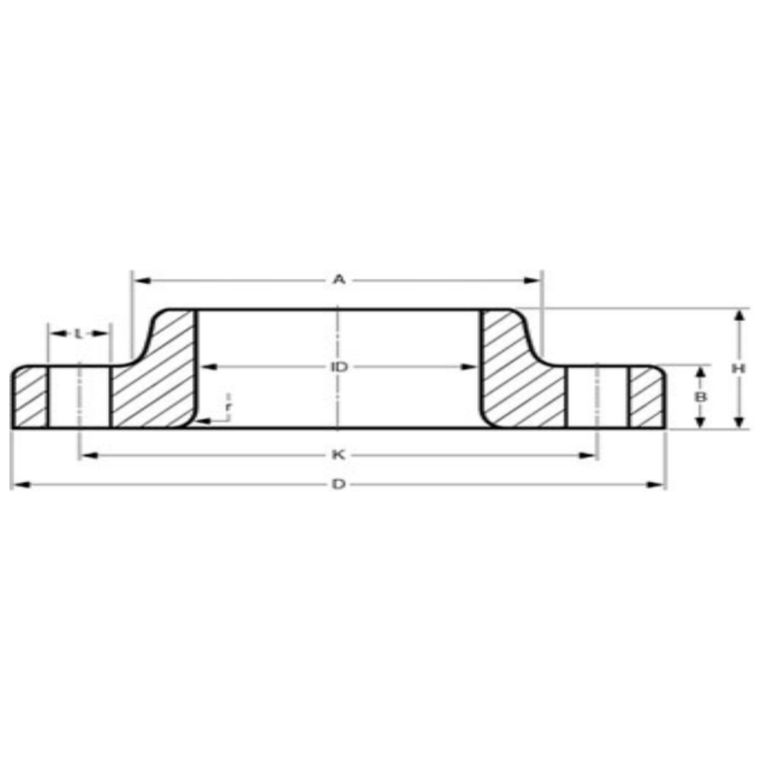 Lap-joint flens ANSI 150lbs - Ferranox Metal Center