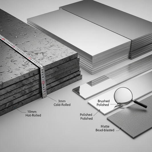 Verschil tussen warmgewalste en koudgewalste stalen platen – structuur, dikte en afwerking vergeleken