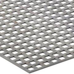 Rvs Geperforeerde plaat - Vierkante Perforatie CU Ferranox Metal Center