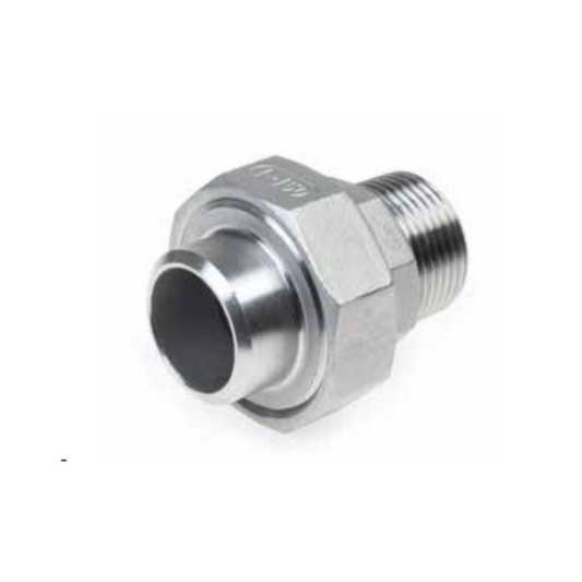 1.4401 - RVS AISI 316 (A4) - 3 delige koppeling - las bu - conisch/vlak dichtend BSP - Ferranox Metal Center