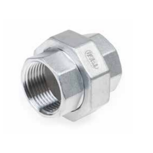 1.4401 - RVS AISI 316 (A4) - Koppeling bi-bi conisch/vlak dichtend BSP - Ferranox Metal Center