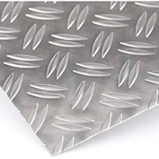 ALUMINIUM TRANEN PLATEN - EN AW 5754 / AlMg3 H244 - 2 TR BLANK TRAAN 0.5 MM - Ferranox Metal Center