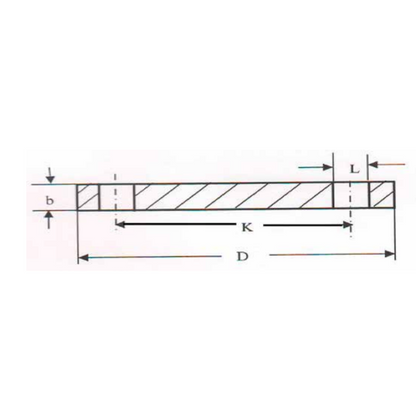 Alu Blindflens DIN 2527 PN10, in blank en epoxy - Ferranox Metal Center