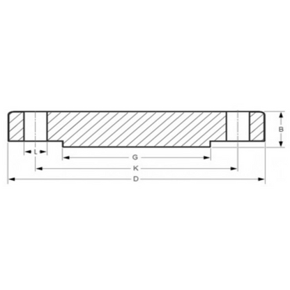 Blindflens ANSI 300 LBS - Ferranox Metal Center