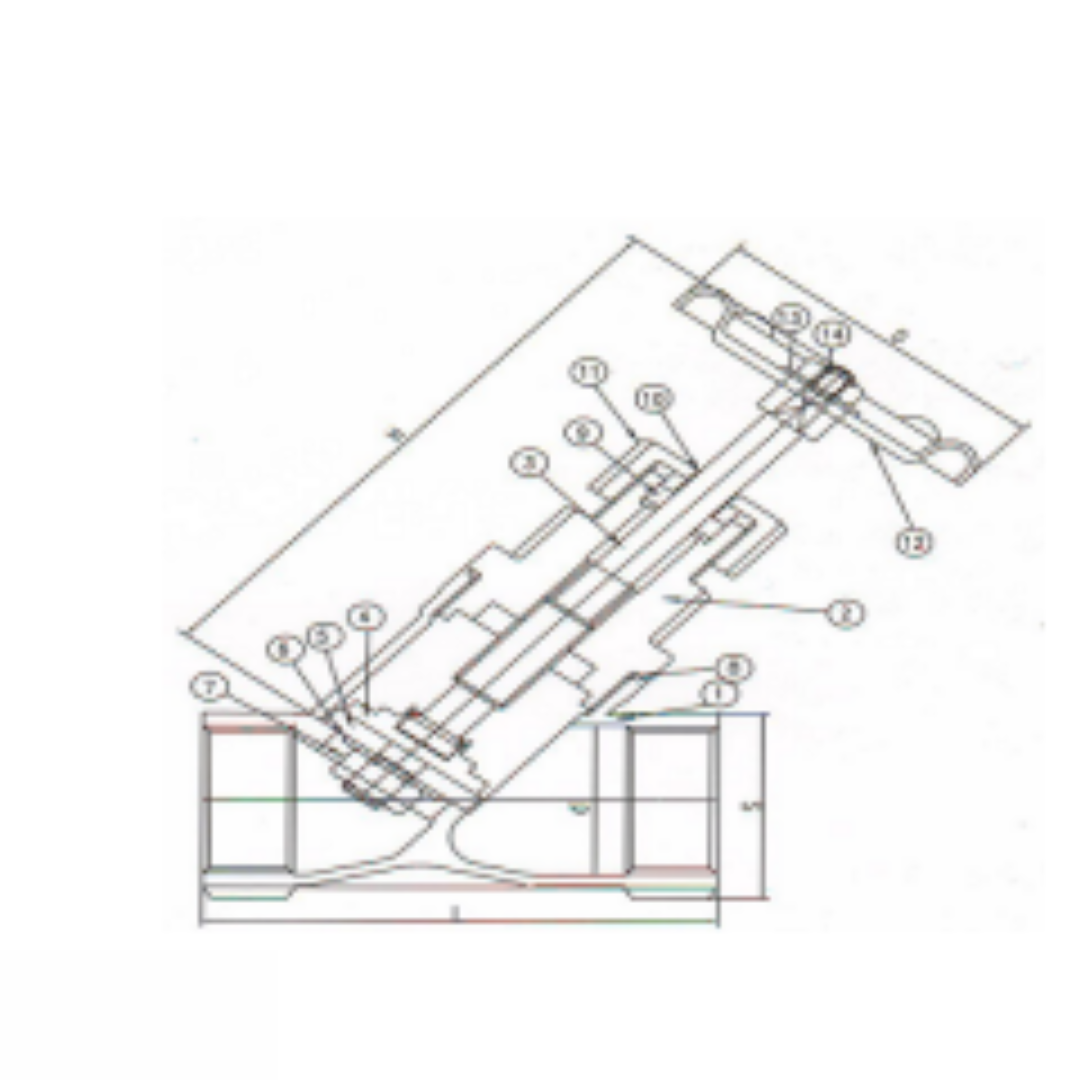 Klepafsluiter Y-model, draadaansluiting BSP ND16 - Ferranox Metal Center