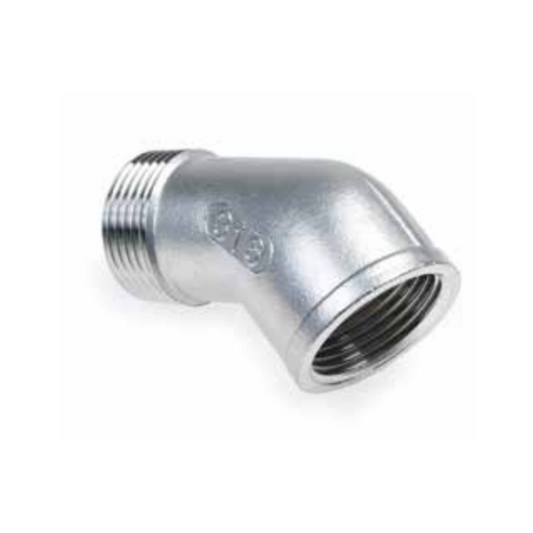 1.4401 - RVS AISI 316 (A4) - Knie bi-bu 45° BSP - Ferranox Metal Center