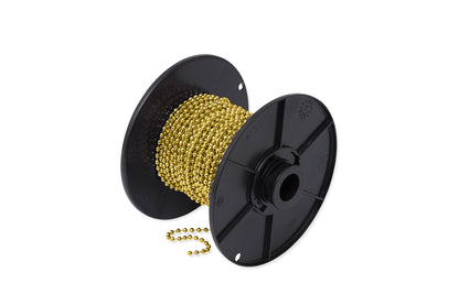 Kogelketting op rol - Messing Gepolijst - Ferranox Metal Center