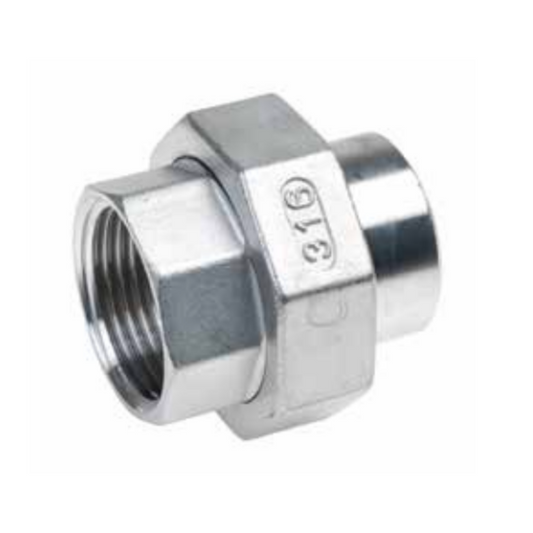 1.4401 - RVS AISI 316 (A4) - Koppeling las-bi conisch/vlak dichtend BSP - Ferranox Metal Center