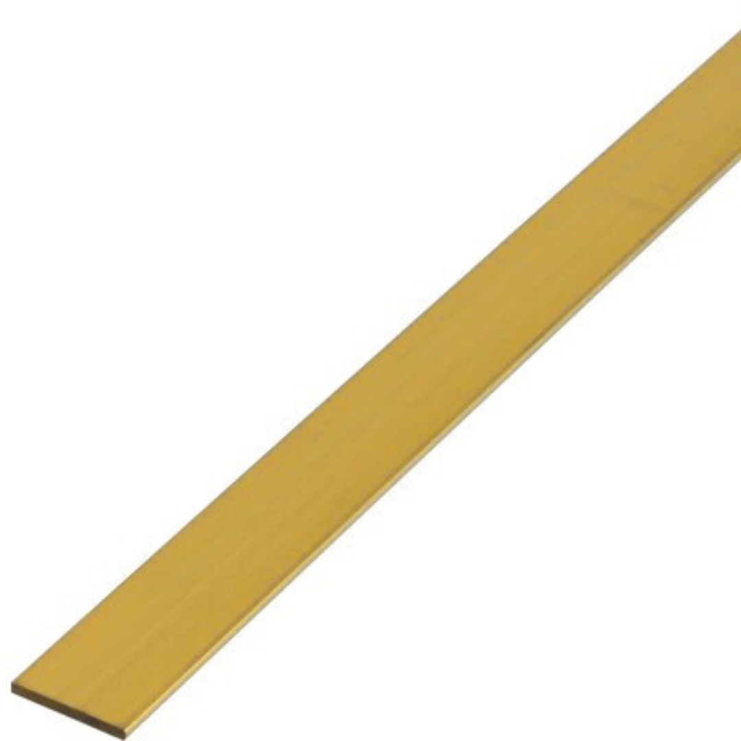 Messing CW617N/CW614N - Platte staaf - Lengte 3 meter - Ferranox Metal Center