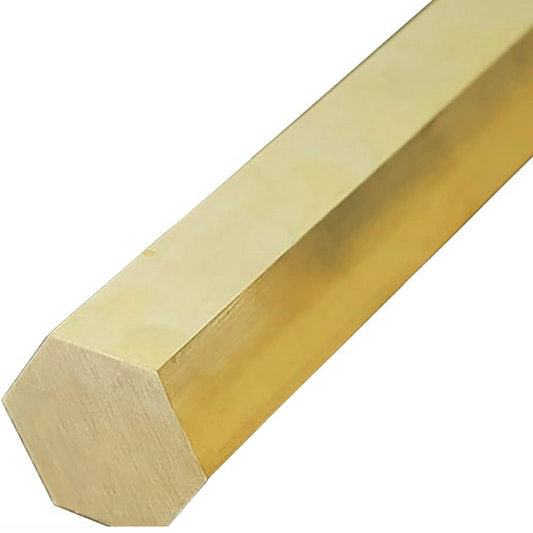 Messing CW614N - Zeskantige staaf - Ferranox Metal Center