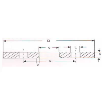 Alu Overschuifflens DIN 2642 PN10 Type C, in blank en epoxy - Ferranox Metal Center