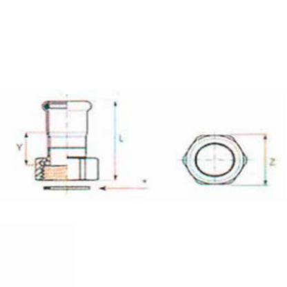 Pers Connector bi - Ferranox Metal Center