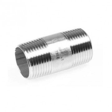 1.4401 / 1.4404 -  AISI 316 / 316L - Pijpnippel uit buis BSP - Ferranox Metal Center