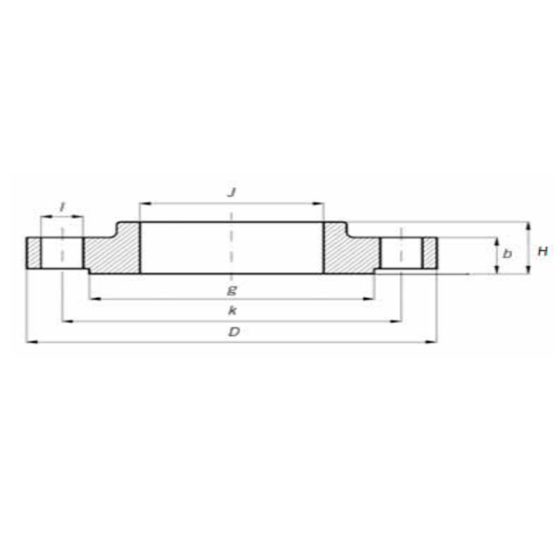 Slip-on flens ANSI 300 LBS - Ferranox Metal Center